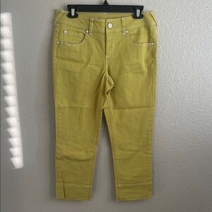 Tommy Bahama Tropical Green Crop Jeans 6
